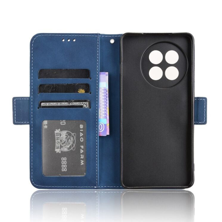 Чохол Deexe Wallet Stand для OnePlus 13R / Ace 5 / Ace 5 Pro - Blue: фото 3 з 7