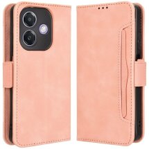 Чехол Deexe Wallet Stand для OPPO A3x / A3 / A40m - Pink: фото 1 из 7