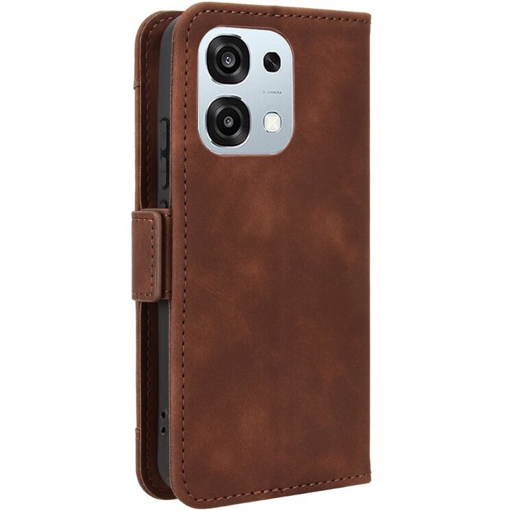 Чохол Deexe Wallet Stand для OPPO A6 Pro - Brown: фото 7 з 7