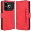 Чехол Deexe Wallet Stand для TECNO Pova 6 Neo - Red (359610R)