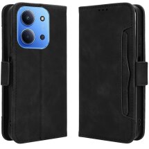 Чохол Deexe Wallet Stand для Xiaomi Redmi 15C / Poco C85 - Black: фото 1 з 15