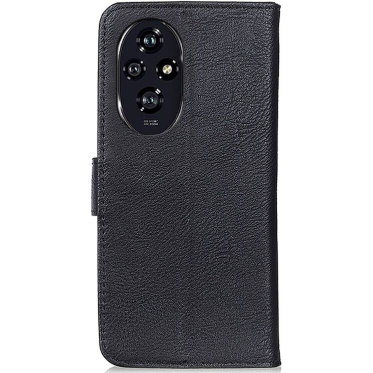 Чохол KHAZNEH Leather Wallet для Honor 200 - Black: фото 6 з 8