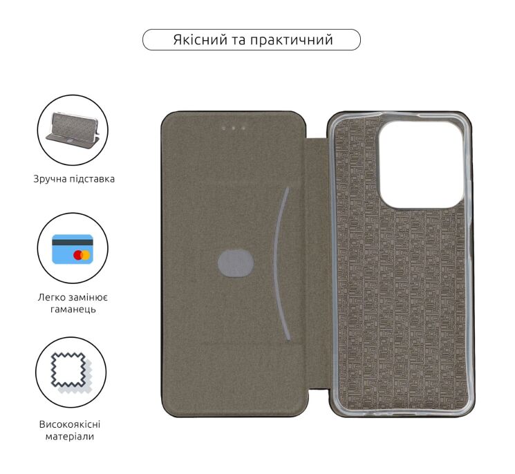 Чохол-книжка ArmorStandart G-Case для Realme Note 70 - Black: фото 3 з 3