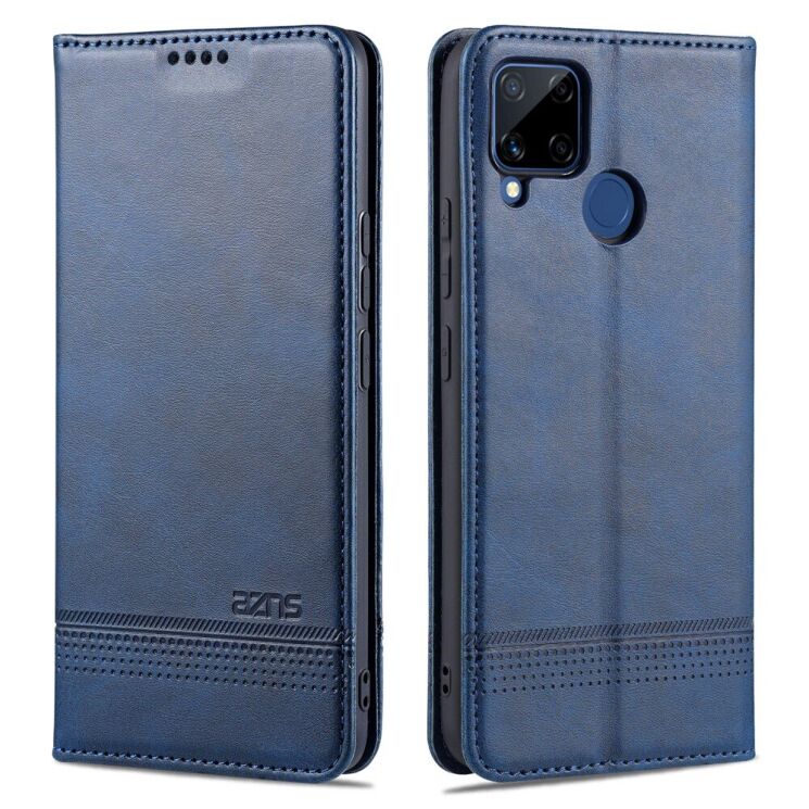 Чехол-книжка AZNS Classic Series для Realme C15 - Blue: фото 1 из 9