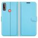 Классический чехол-книжка Deexe Book Type для Motorola Moto E7 Power / Moto E7i / Moto E7i Power - Blue (279430L). Фото 2 из 7