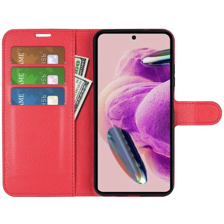 Чохол-книжка Deexe Book Type для Xiaomi Redmi Note 12S - Red: фото 2 з 9