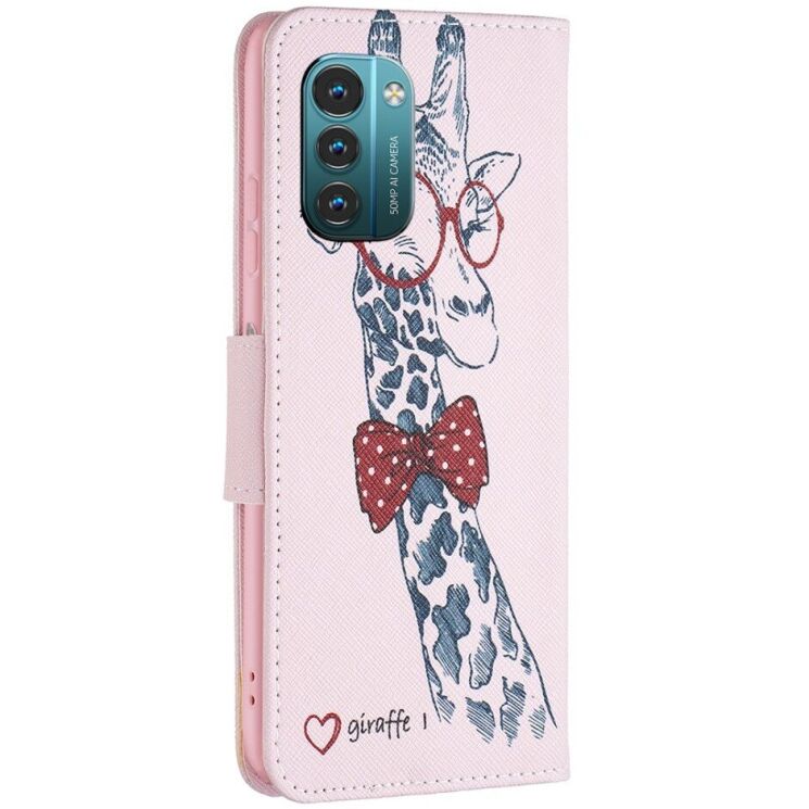 Чехол-книжка Deexe Color Wallet для Nokia G21 / G11 - Giraffe: фото 4 из 8