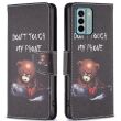 Чехол-книжка Deexe Color Wallet для Nokia G22 - Bear (314609B)