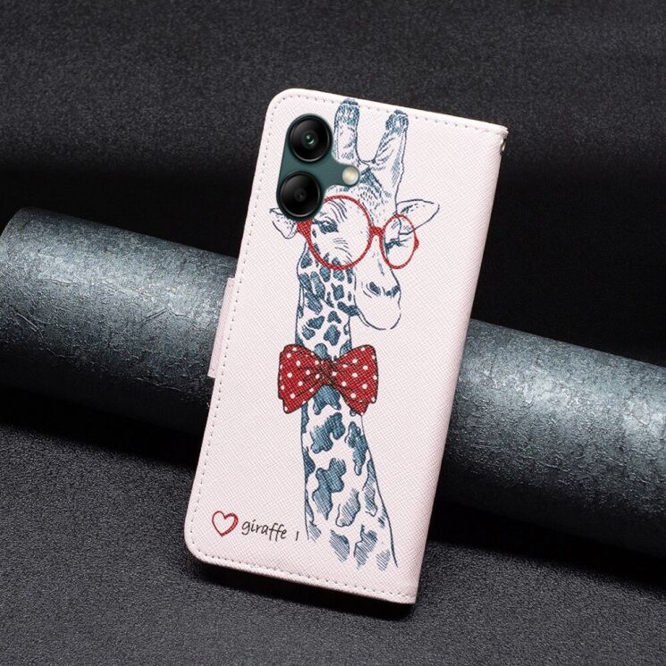 Чехол-книжка Deexe Color Wallet для Samsung Galaxy A05 (A055) - Giraffe: фото 6 из 8