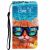 Чехол-книжка Deexe Color Wallet для Samsung Galaxy M11 (M115) - Lovely Cat Wearing Glasses: фото 1 из 5