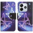 Чохол-книжка Deexe Color Wallet для Xiaomi Redmi Note 14 4G - Sparkling Butterfly (373466F)