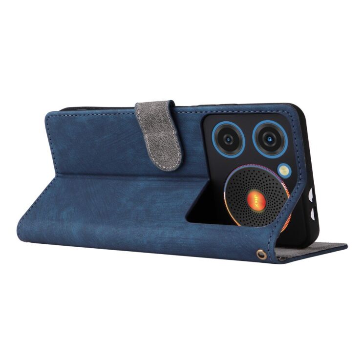 Чохол-книжка Deexe Delta Book для ZTE Nubia Music - Blue: фото 4 з 7