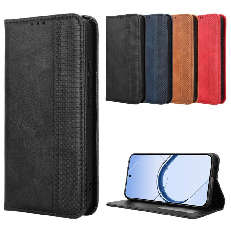 Чохол-книжка Deexe Retro Style для Realme 16 - Brown (412307Z) Чохол-книжка Deexe Retro Style для Realme 16 - Brown: фото 9 з 19