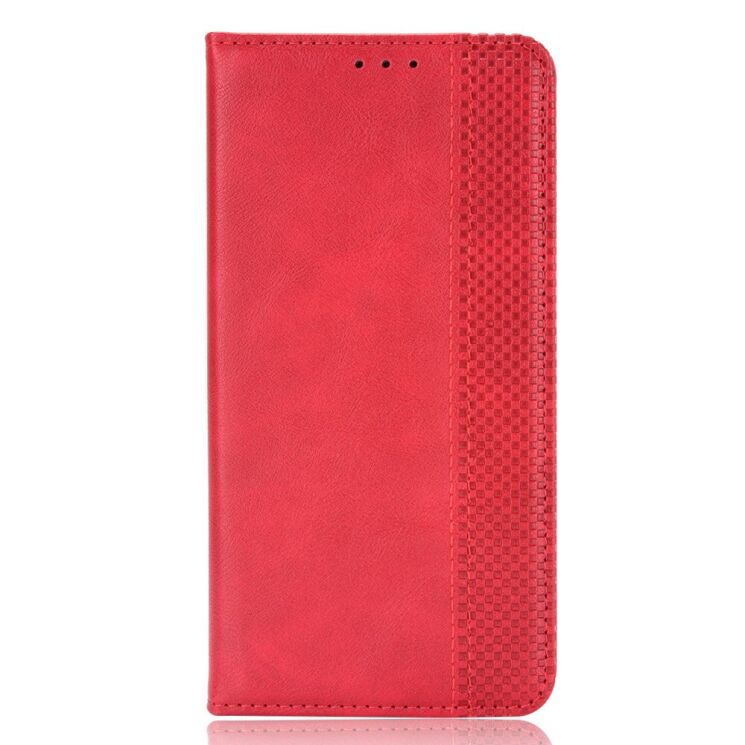 Чехол-книжка Deexe Retro Style для Samsung Galaxy A57 (A576) - Red: фото 2 из 19