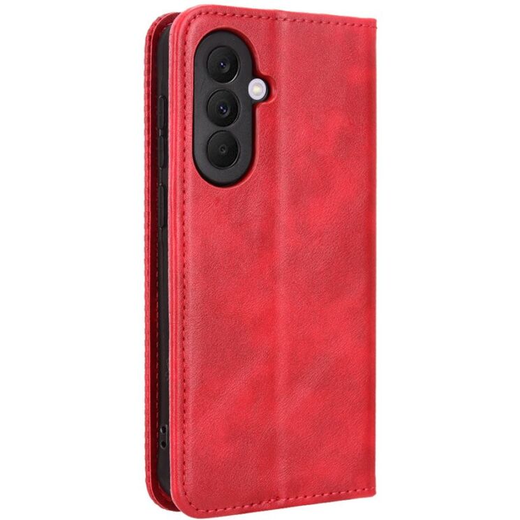 Чехол-книжка Deexe Retro Style для Samsung Galaxy A57 (A576) - Red: фото 6 из 19