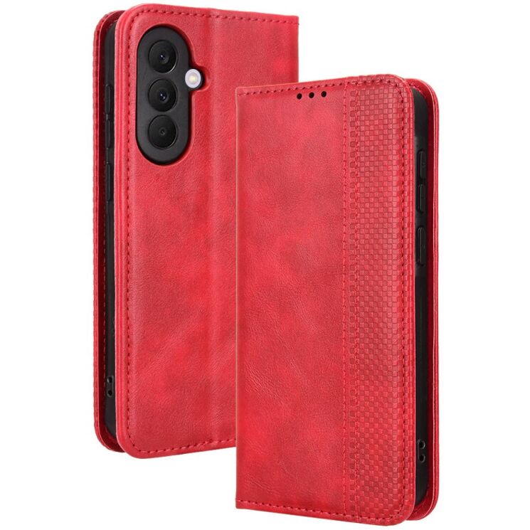 Чехол-книжка Deexe Retro Style для Samsung Galaxy A57 (A576) - Red: фото 7 из 19