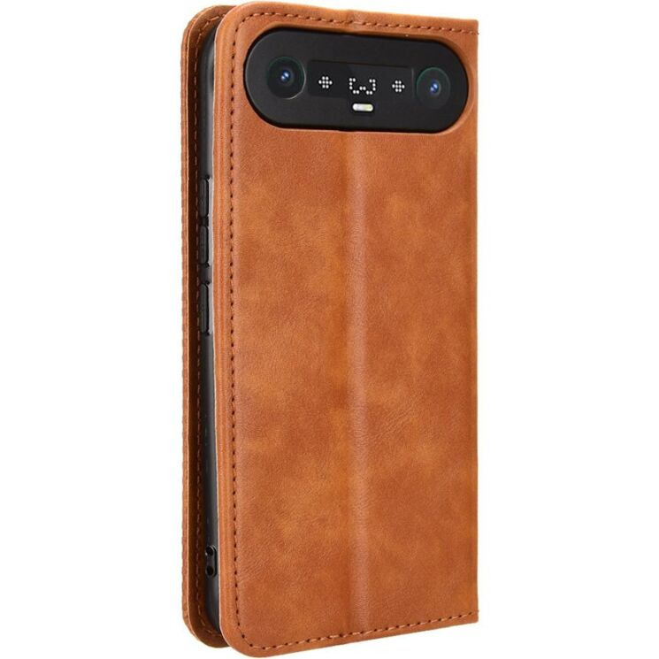 Чехол-книжка Deexe Retro Style для TECNO Camon Slim - Brown (433002Z) Чехол-книжка Deexe Retro Style для TECNO Camon Slim - Brown: фото 6 из 17