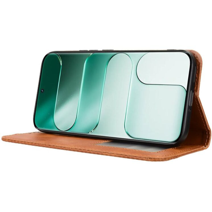 Чехол-книжка Deexe Retro Style для TECNO Camon Slim - Brown (433002Z) Чехол-книжка Deexe Retro Style для TECNO Camon Slim - Brown: фото 5 из 17