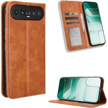 Чехол-книжка Deexe Retro Style для TECNO Camon Slim - Brown: фото 1 из 17