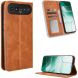 Чехол-книжка Deexe Retro Style для TECNO Camon Slim - Brown (433002Z). Фото 1 из 17