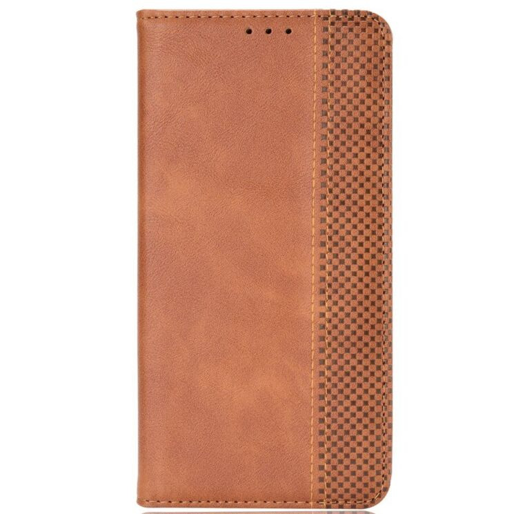 Чехол-книжка Deexe Retro Style для TECNO Camon Slim - Brown (433002Z) Чехол-книжка Deexe Retro Style для TECNO Camon Slim - Brown: фото 2 из 17