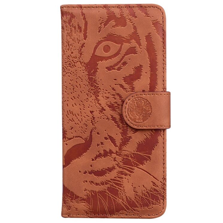 Чохол-книжка Deexe Tiger для Realme C75 - Brown: фото 5 з 7