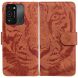 Чохол-книжка Deexe Tiger для Tecno Spark Go 2022 (KG5m) - Brown (310816Z). Фото 1 з 6