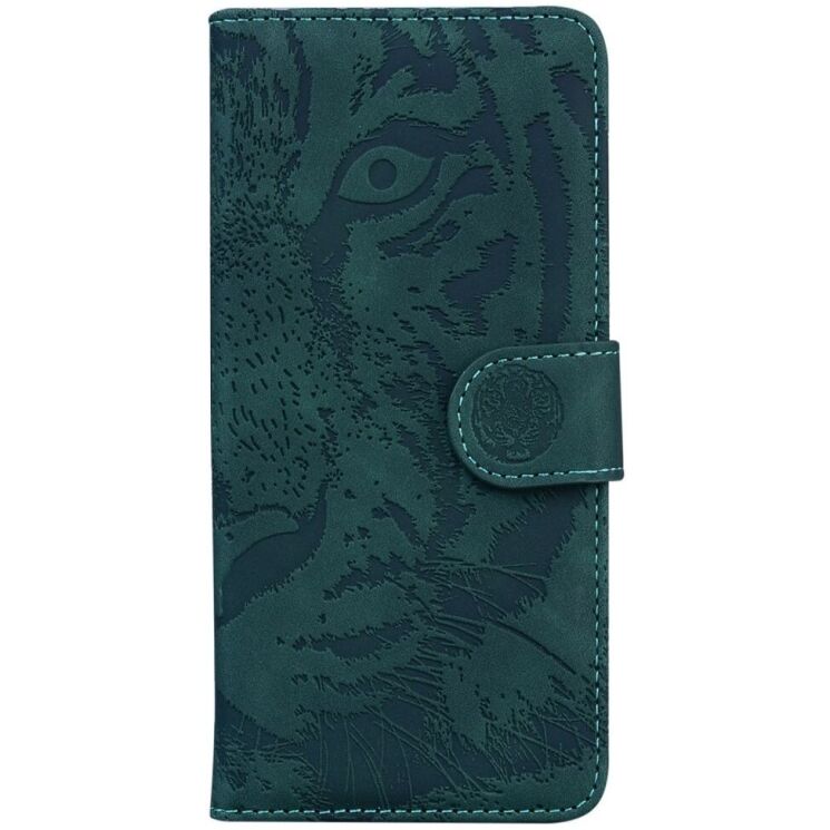 Чехол-книжка Deexe Tiger для Xiaomi Redmi 13 - Green: фото 5 из 7
