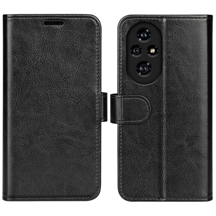 Чехол-книжка Deexe Wallet Style для Honor 200 Pro - Black: фото 1 из 7