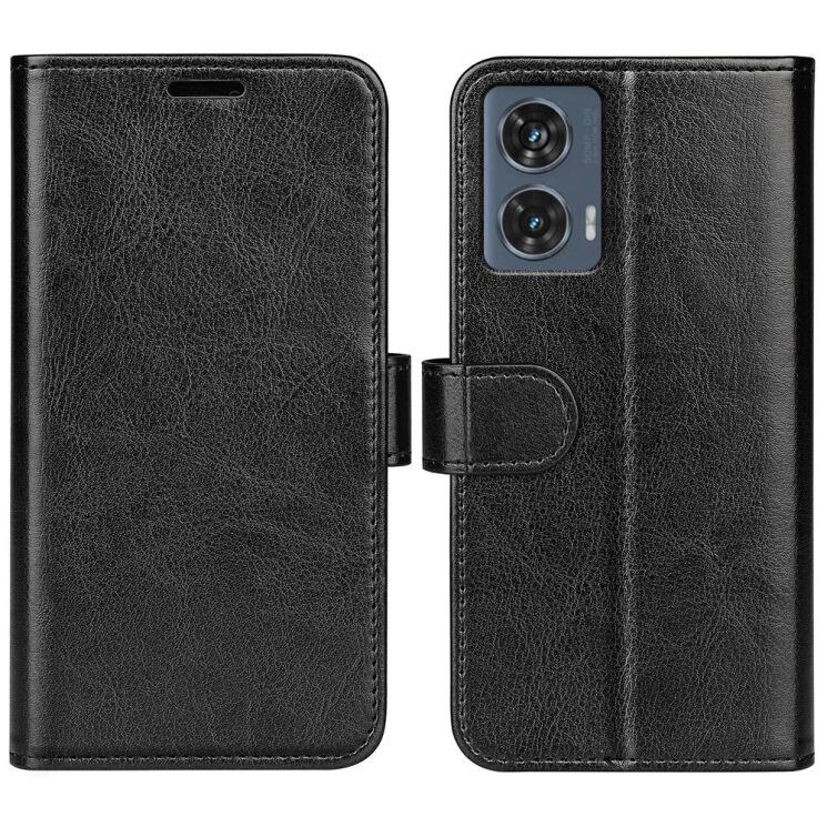 Чехол-книжка Deexe Wallet Style для Motorola Edge 50 Fusion - Black: фото 1 из 9