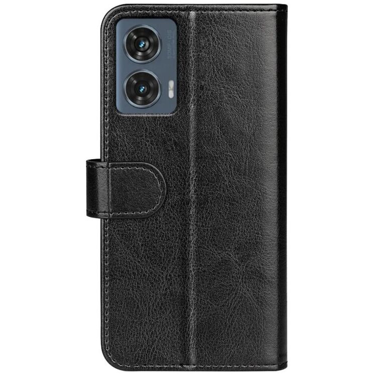 Чехол-книжка Deexe Wallet Style для Motorola Edge 50 Fusion - Black: фото 7 из 9