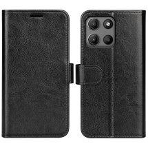 Чехол-книжка Deexe Wallet Style для Motorola Moto G15 - Black: фото 1 из 9