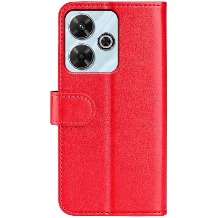 Чехол-книжка Deexe Wallet Style для Xiaomi Redmi 13 - Red: фото 5 из 6