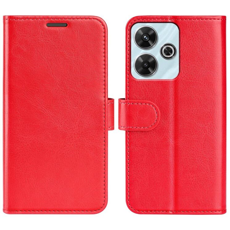 Чехол-книжка Deexe Wallet Style для Xiaomi Redmi 13 - Red: фото 1 из 6