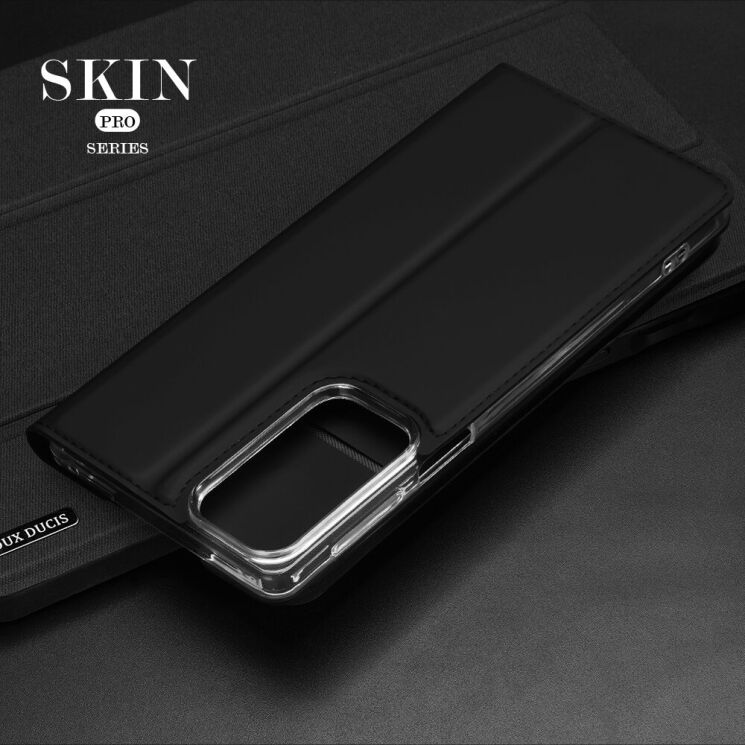 Чехол-книжка DUX DUCIS Skin Pro для Motorola Edge 20 - Blue: фото 10 из 15