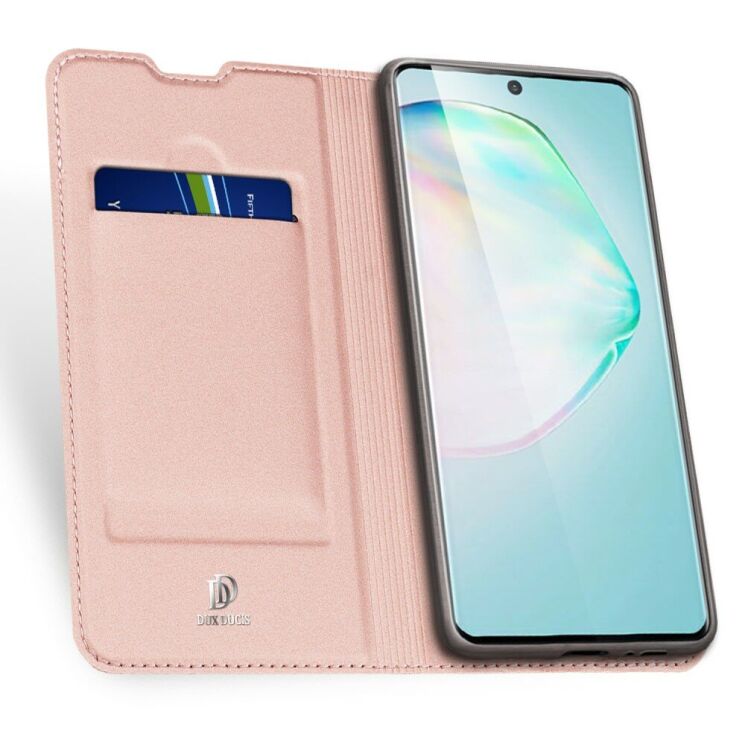 Чохол-книжка DUX DUCIS Skin Pro для Samsung Galaxy S10 Lite (G770) - Rose Gold: фото 3 з 20