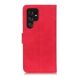 Чехол-книжка KHAZNEH Retro Wallet для Samsung Galaxy S22 Ultra - Red (289904R). Фото 4 из 10