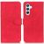 Чехол-книжка KHAZNEH Retro Wallet для Samsung Galaxy S24 FE (S721) - Red: фото 1 из 9