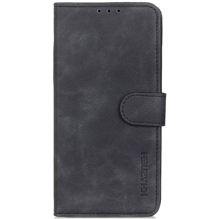 Чехол-книжка KHAZNEH Retro Wallet для Xiaomi Redmi Note 14 4G - Black: фото 7 из 8