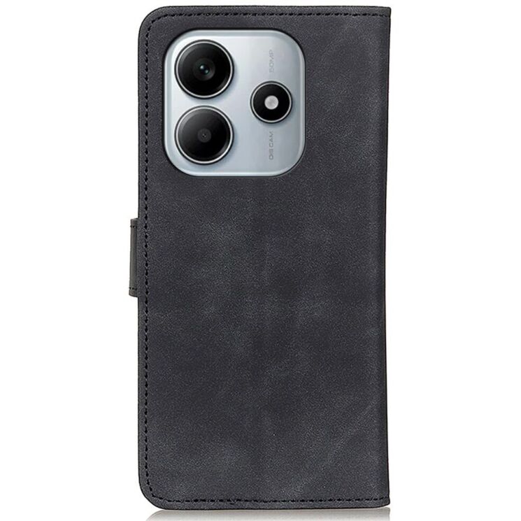Чехол-книжка KHAZNEH Retro Wallet для Xiaomi Redmi Note 14 4G - Black: фото 8 из 8