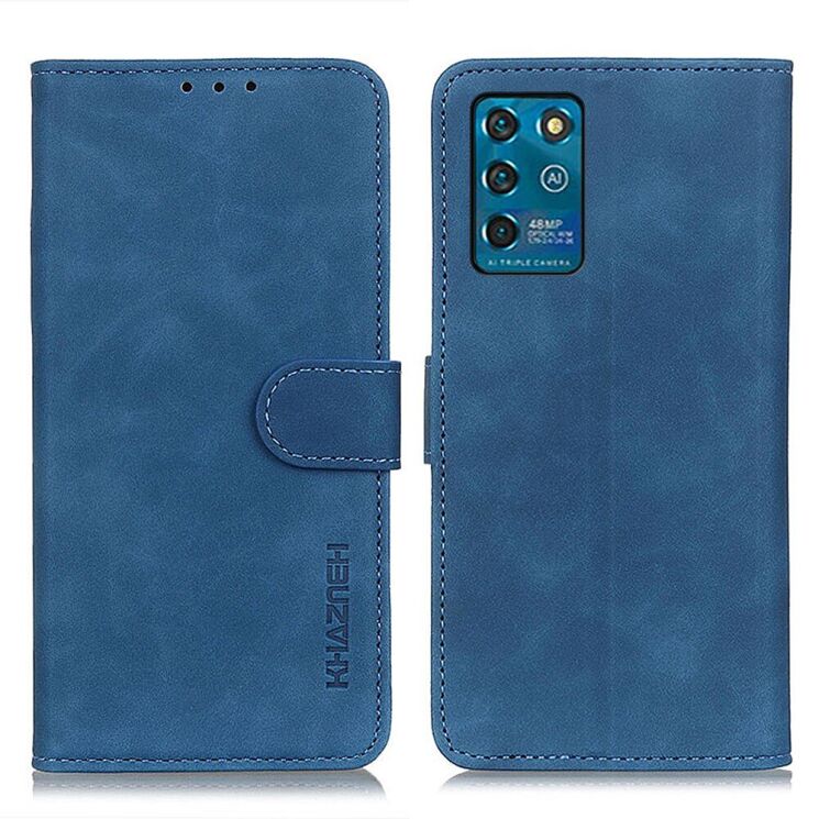 Чехол-книжка KHAZNEH Retro Wallet для ZTE Blade V30 Vita - Blue: фото 2 из 11