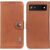 Чехол-книжка KHAZNEH Wallet Cover для Google Pixel 7a - Brown: фото 1 из 9