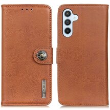 Чехол-книжка KHAZNEH Wallet Cover для Samsung Galaxy A26 (A266) - Brown: фото 1 из 8