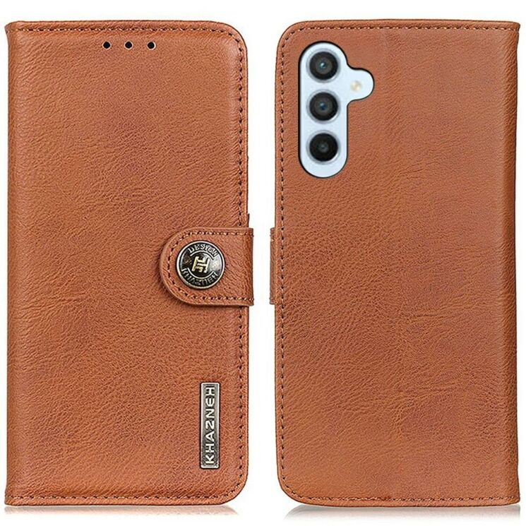 Чехол-книжка KHAZNEH Wallet Cover для Samsung Galaxy A26 (A266) - Brown: фото 1 из 8