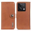 Чехол-книжка KHAZNEH Wallet Cover для Xiaomi Redmi Note 13 5G - Brown (341233Z)