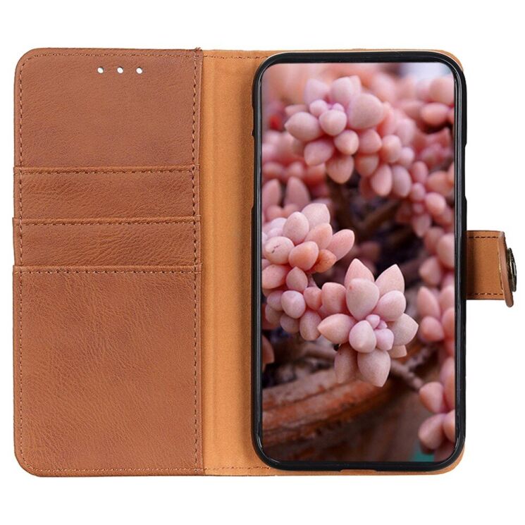 Чехол-книжка KHAZNEH Wallet Cover для Xiaomi Redmi Note 13 5G - Brown: фото 2 из 8