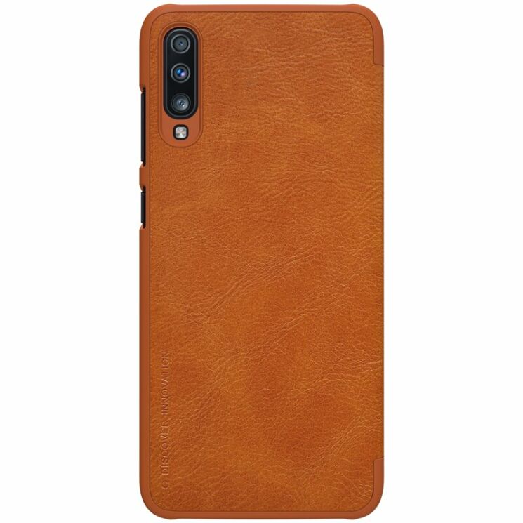 Чехол-книжка NILLKIN Qin Series для Samsung Galaxy A70 (A705) - Brown: фото 2 из 15