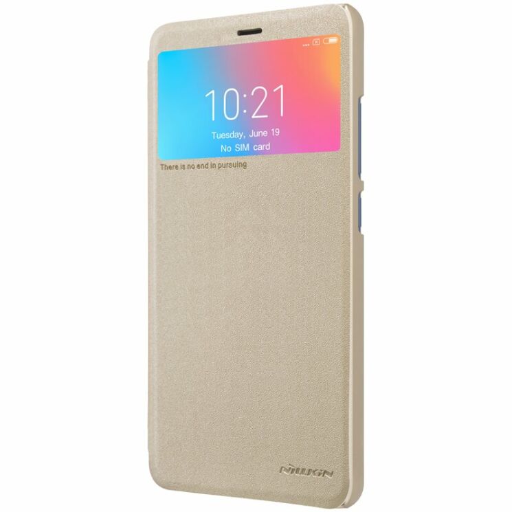 Чехол-книжка NILLKIN Sparkle Series для Xiaomi Redmi 6 - Gold (186951F) Чехол-книжка NILLKIN Sparkle Series для Xiaomi Redmi 6 - Gold: фото 5 из 15