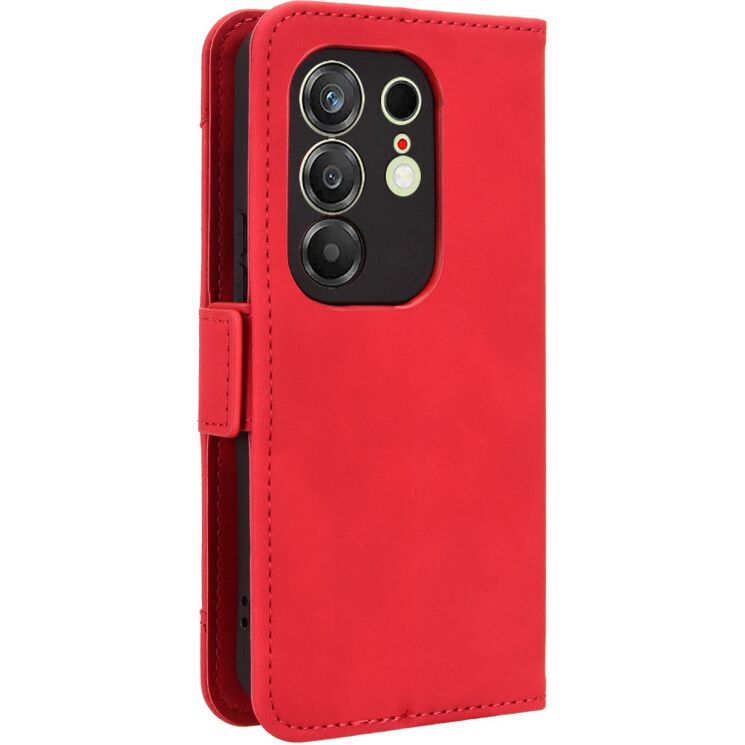 Чехол-книжка с карманами Deexe Wallet Stand для TECNO Camon 50 - Red: фото 7 из 15