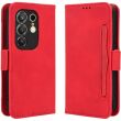 Чехол-книжка с карманами Deexe Wallet Stand для TECNO Camon 50 - Red (386325R)